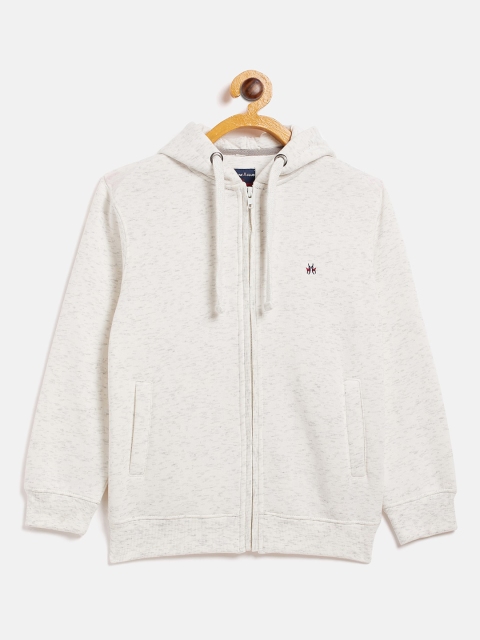 

Crimsoune Club Boys White Hooded Sweatshirt