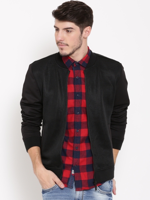 

United Colors of Benetton Black Perforated Jacket