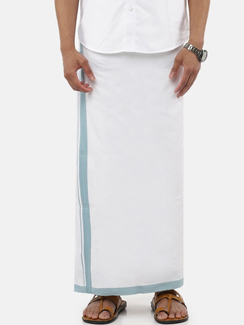 

Ramraj Men White Solid Pure Cotton Dhoti