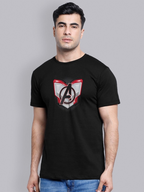 

Free Authority Men Black Avengers Printed T-shirt