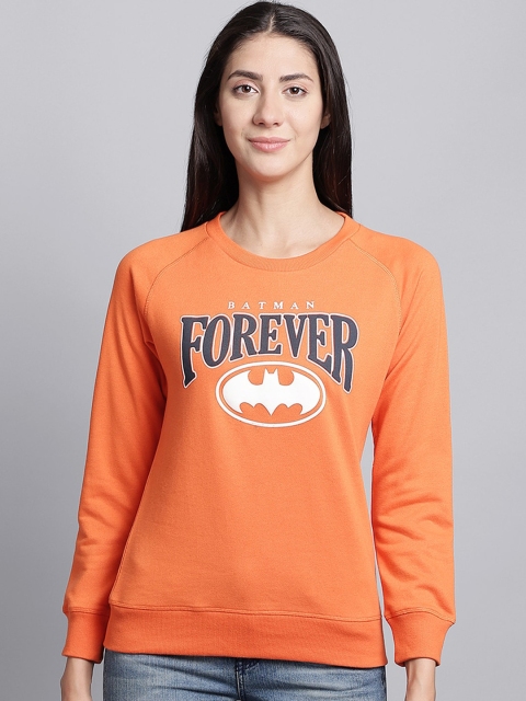

Free Authority Women Yellow Batman Printed Sweatshirt