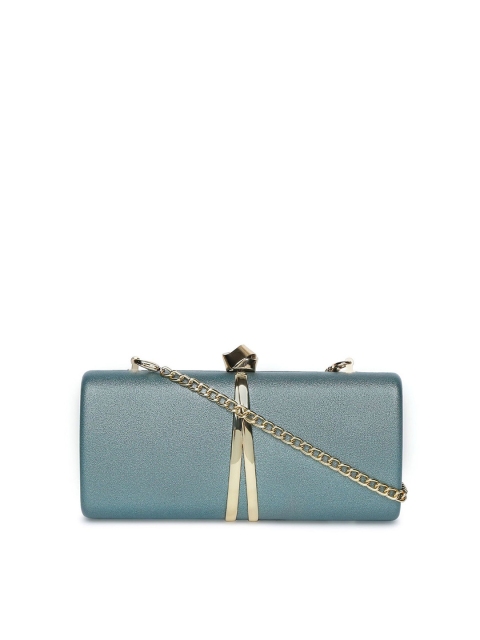 

Lavie Women Green Box Clutch