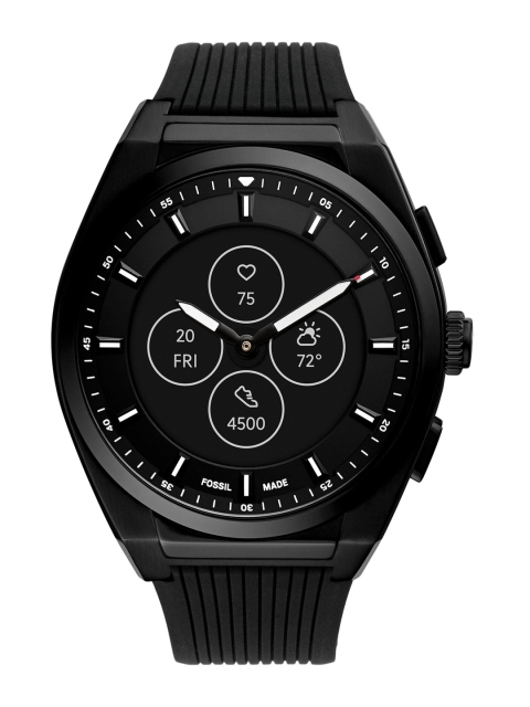 

Fossil Everett Men Black Hybrid HR Smartwatch FTW7056