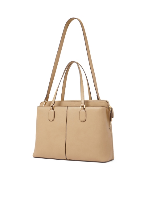 

Forever New Taupe Swagger Handheld Bag With Detachable Sling Strap