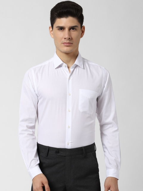 

Peter England Men White Slim Fit Opaque Formal Shirt