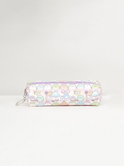 

max Women Pink & Blue Printed Pouch