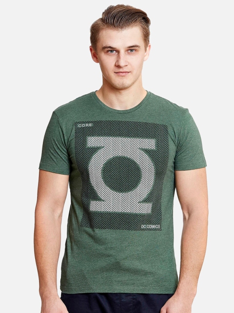 

Free Authority Men Green Dc Comics Printed T-shirt