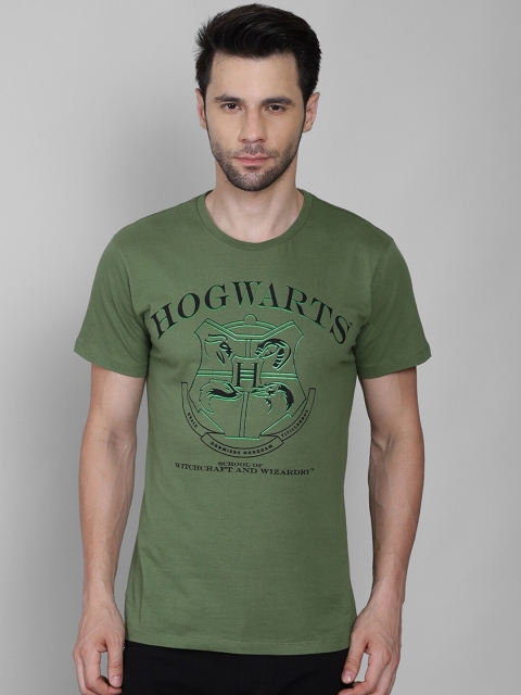 

Free Authority Men Green Harry Potter Printed T-shirt