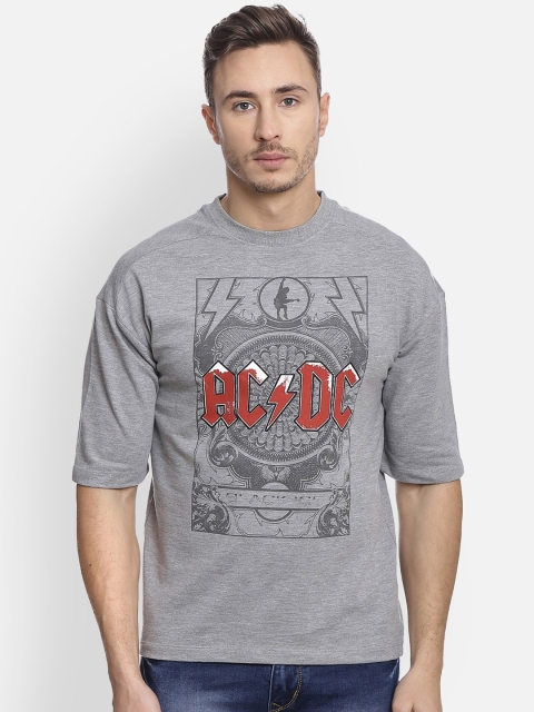 

Free Authority Men Grey ACDC Printed Sweatshirt