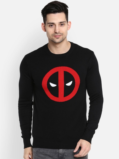 

Free Authority Men Black & Red Punisher Printed Pullover