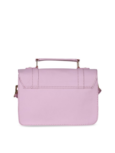 

Bagsy Malone Pink PU Structured Satchel with Tasselled