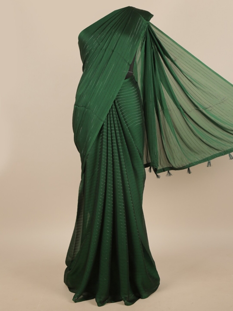 

Pothys Green Striped Saree