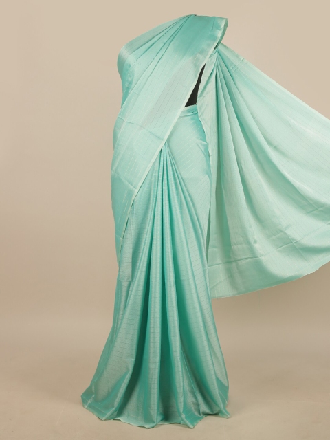 

Pothys Green Striped Zari Saree