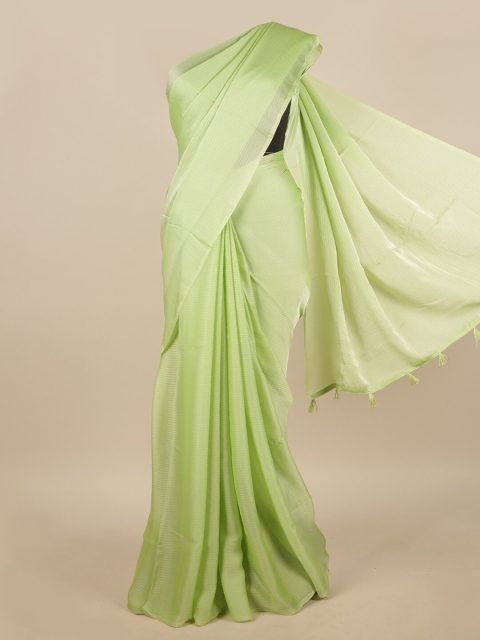 

Pothys Green Striped Saree