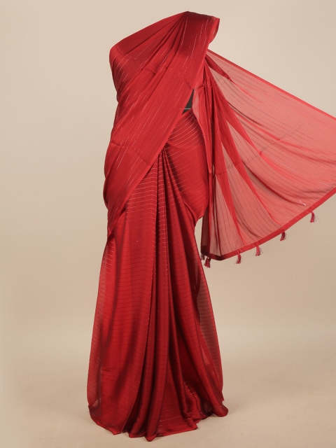 

Pothys Maroon Striped Saree