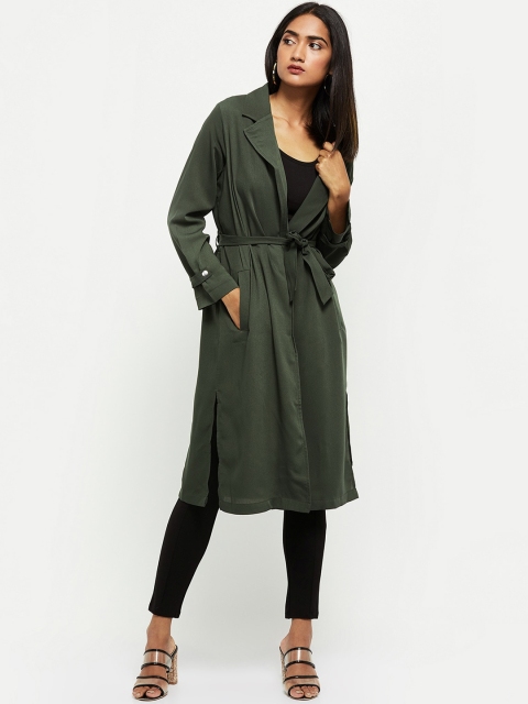 

max Women Green Longline Tailored Jacket