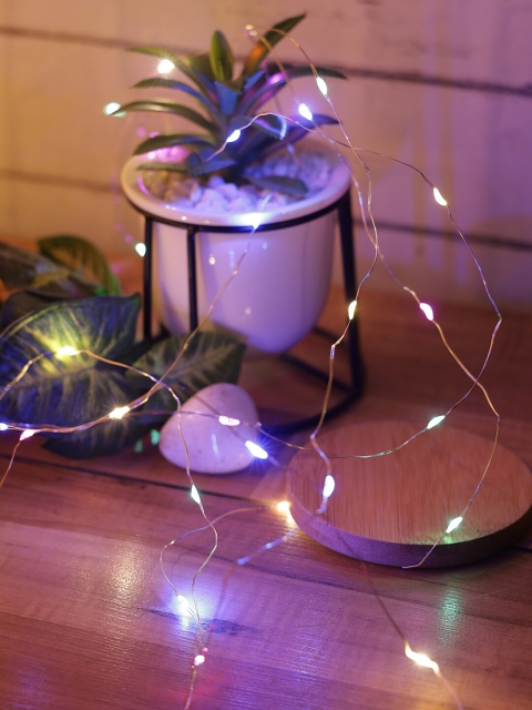 

Abode Multicoloured Rice Shaped String Lights - 5 Meters, Multi