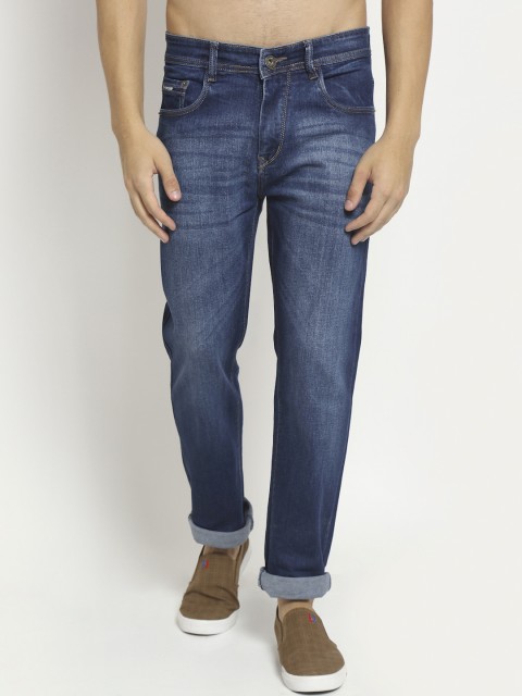 

Rodamo Men Blue Light Fade Stretchable Jeans