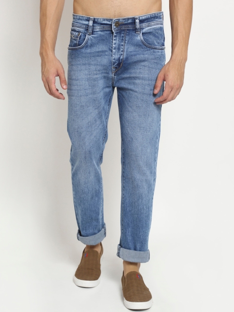 

Rodamo Men Blue Heavy Fade Stretchable Jeans