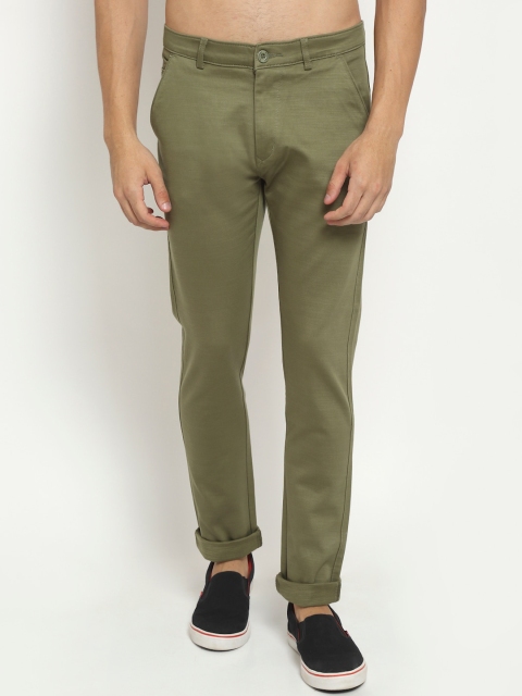 

Rodamo Men Green Slim Fit Chinos