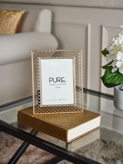 

Pure Home and Living Rose Gold-Coloured Haze Table Photo Frame