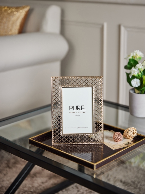 

Pure Home and Living Rose Gold-Toned Solid Table Photo Frame