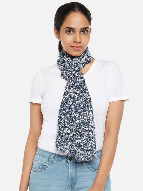 

Honey by Pantaloons Women Blue & White Printed Scarf