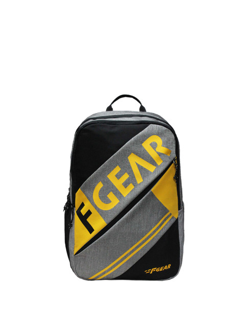 

F Gear Unisex Grey Colourblocked Laptop Backpack