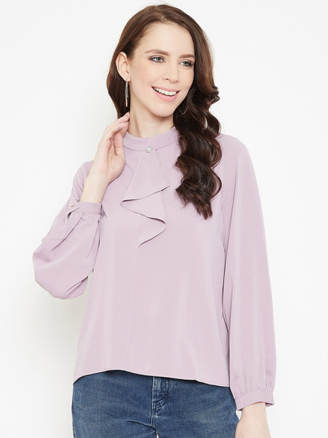 

Madame Mauve Ruffles Regular Top