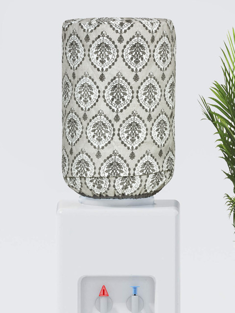 

Rajasthan Decor Grey & White Printed Cotton Water Dispenser Cover