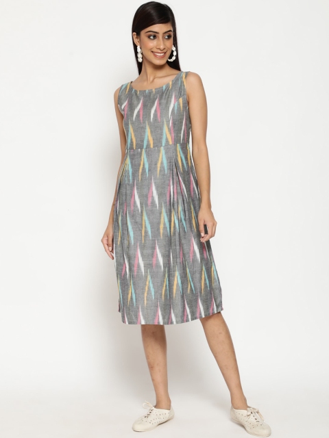 

Luni Grey A-Line Dress