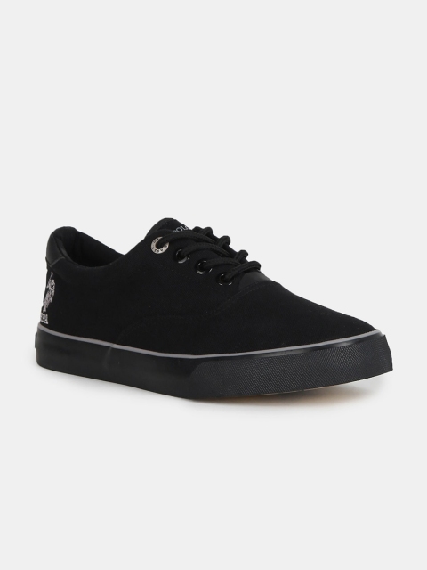 

U S Polo Assn Men Black Sneakers