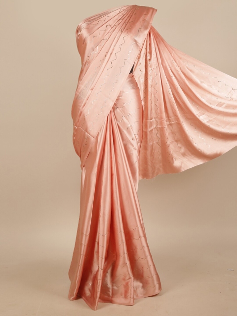 

Pothys Pink Embellished Beads and Stones Saree