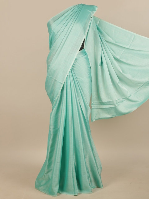 

Pothys Sea Green Striped Saree
