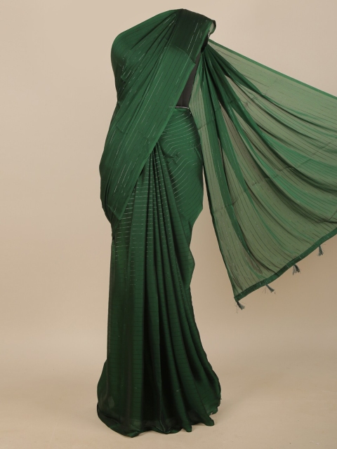 

Pothys Green Striped Saree
