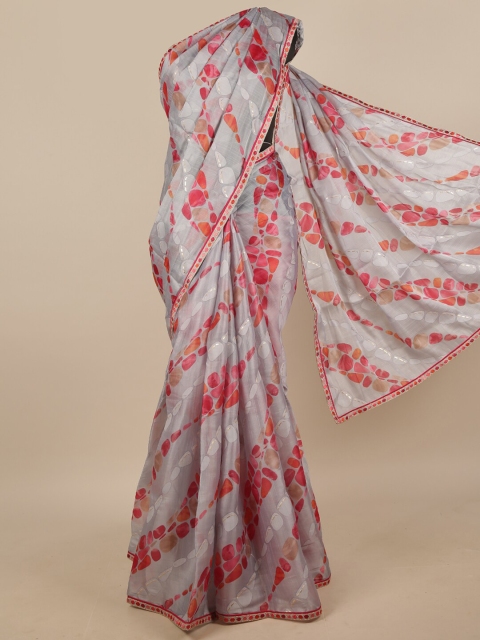 

Pothys Grey & White Saree