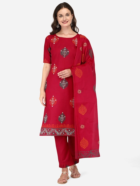 

Iris Pink & Teal Embroidered Unstitched Dress Material