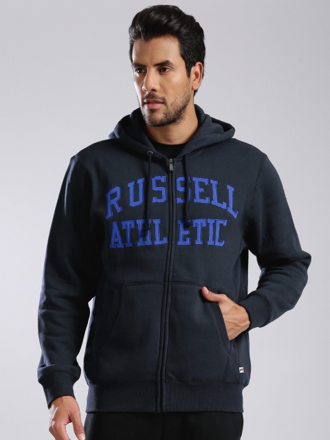 

Russell Athletic Navy Applique Detail Sweatshirt, Navy blue