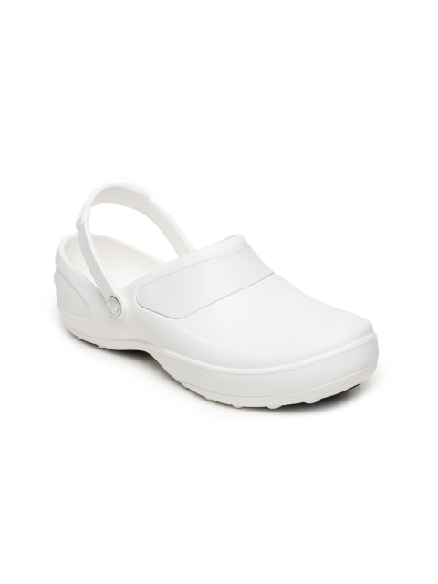 

Crocs Women White Solid Clogs