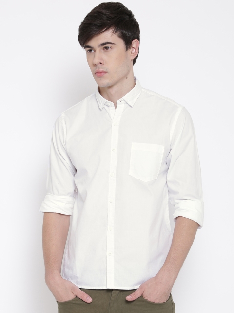 

Pepe Jeans Men White Semi Fit Casual Shirt