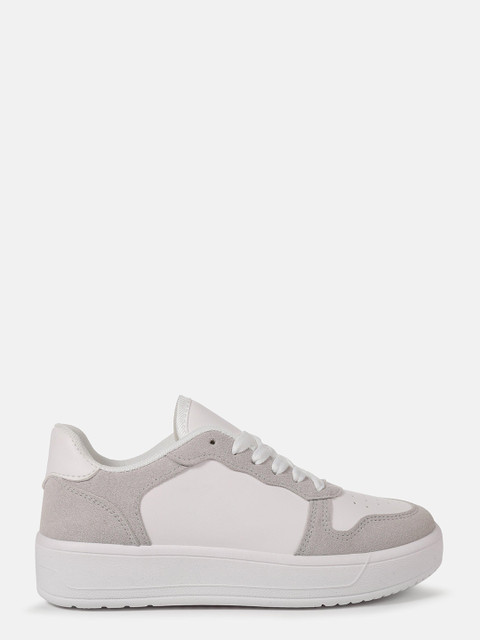 

Missguided Women Off White & Grey Colourblocked Sneakers