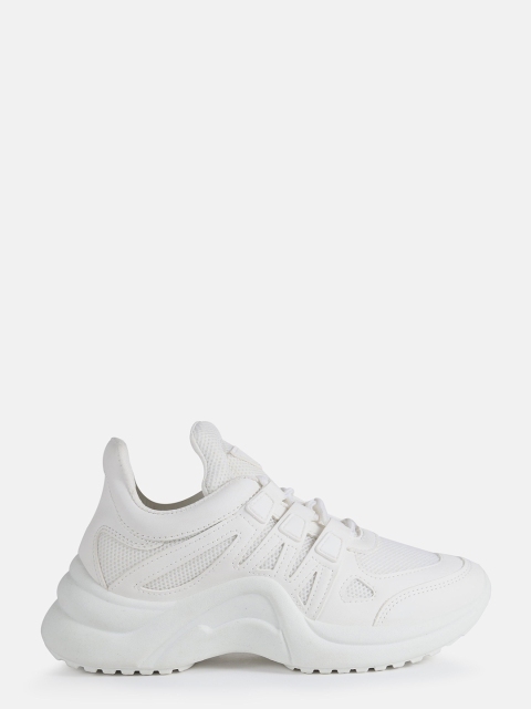 

Missguided Women White Woven Design Sneakers