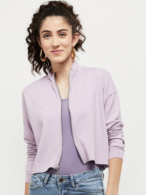 

max Women Lavender Sweatshirt