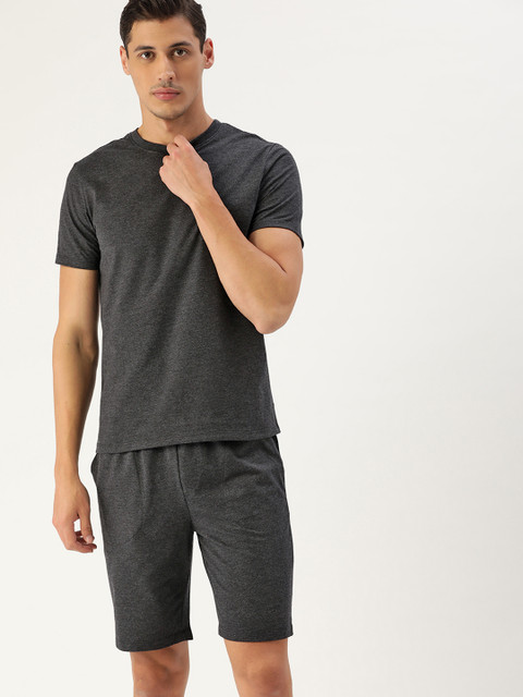 

ETC Men Charcoal Grey Night suit