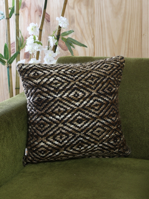 

MASPAR Beige Single Patterned 16'' x 16'' Square Cushion Cover