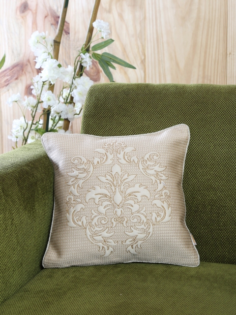 

MASPAR Beige Single Woven 12" x 12" Square Cushion Cover