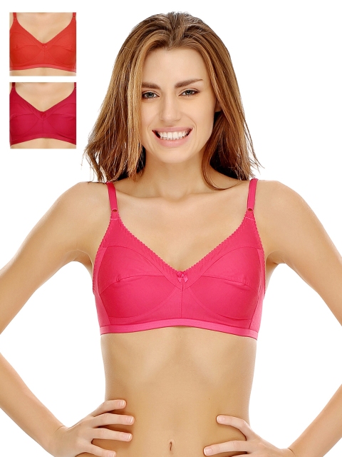 

Clovia Pack Of 3 Bra, Pink
