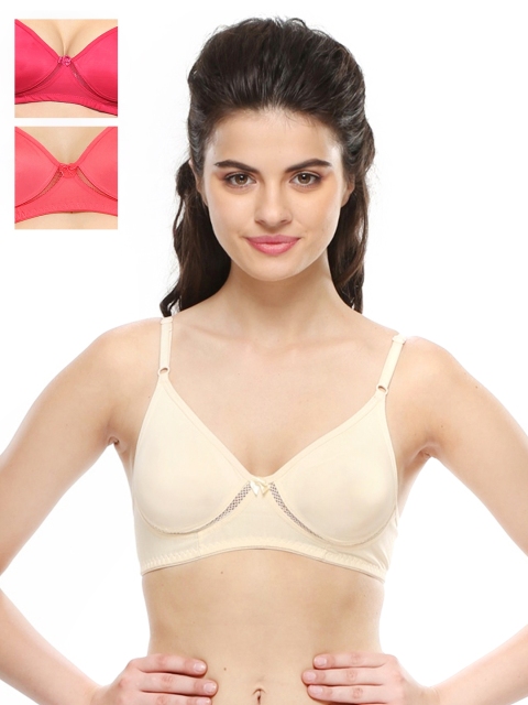 

Clovia Pack Of 3 Bra, Beige