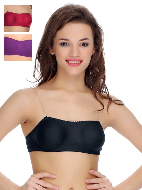 

Clovia Pack Of 3 Bra, Black