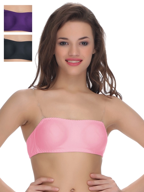 

Clovia Pack Of 3 Bra, Black